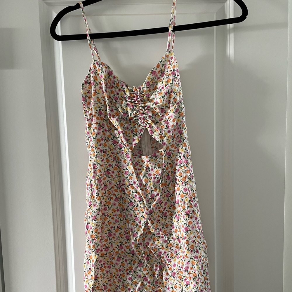 Mini floral dress